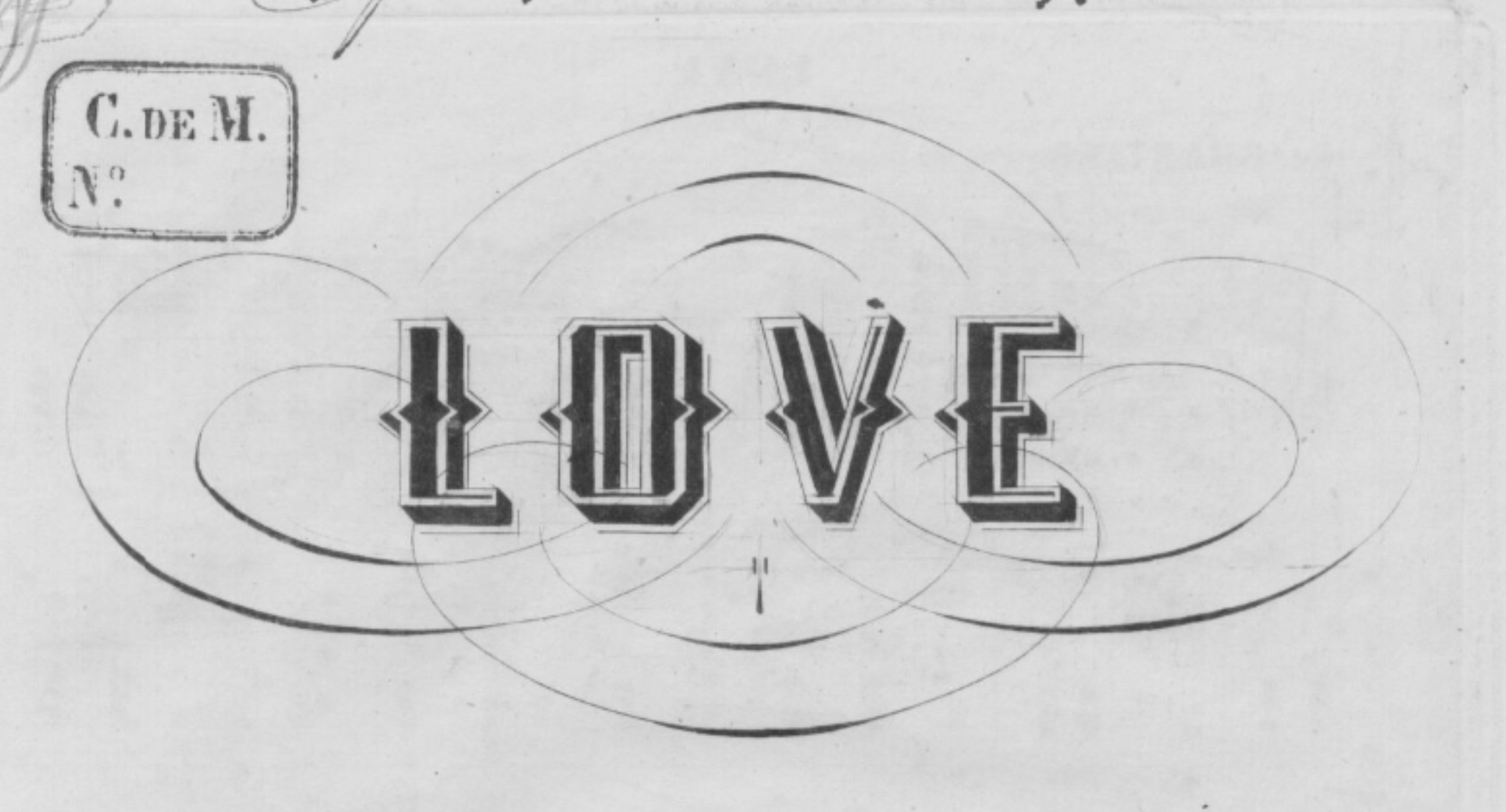 Love typographie